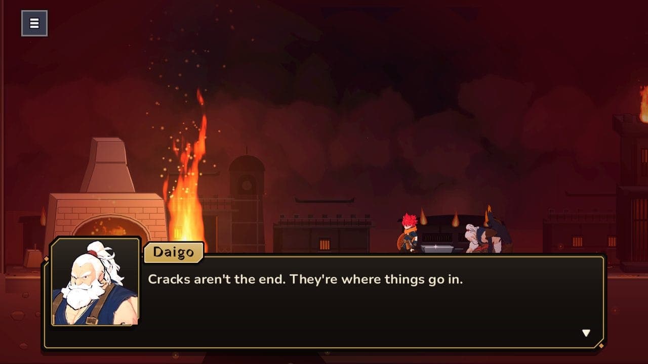 A story scene from Kintsugi Blade