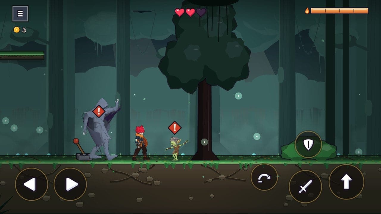 Enemies in the forest